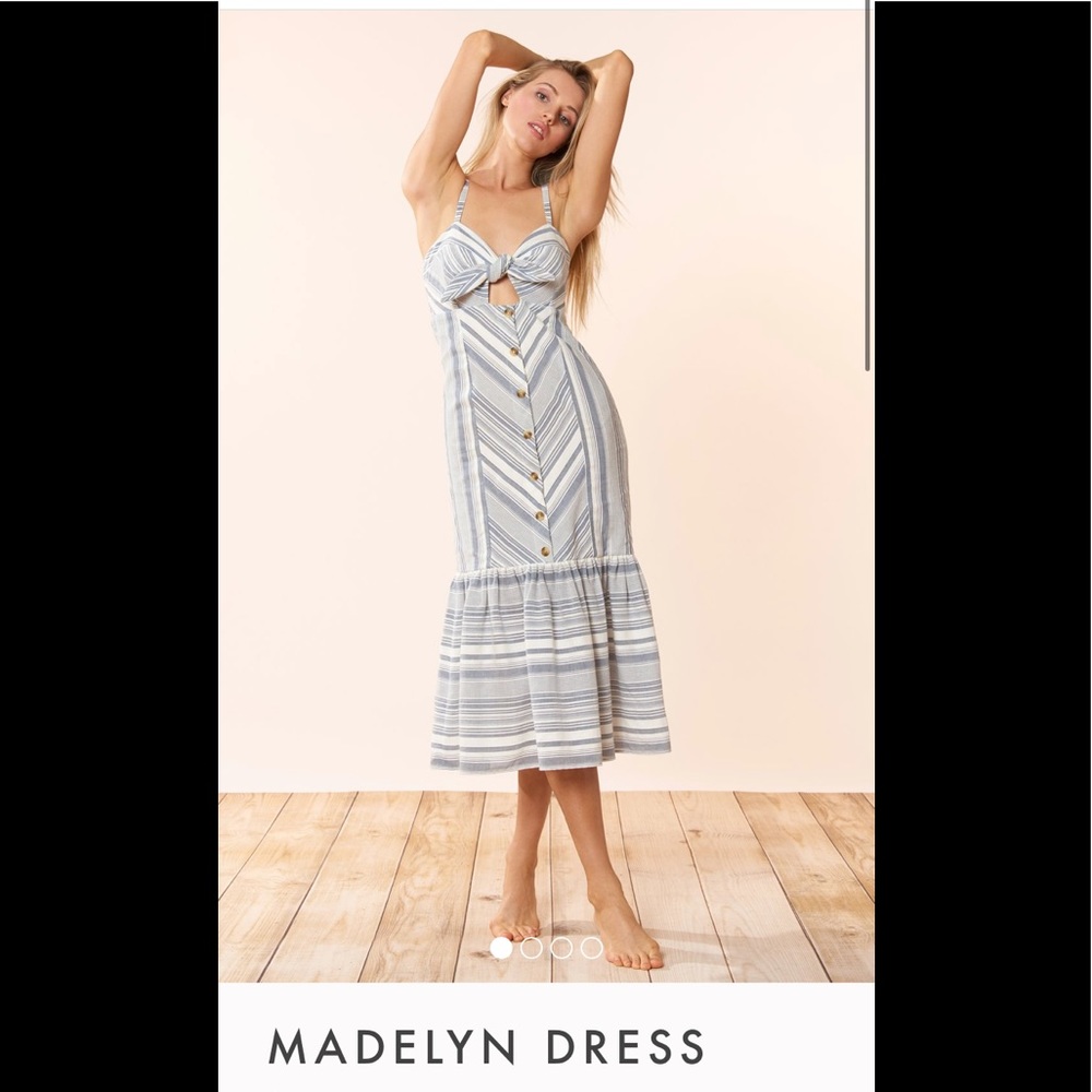 RED CARTER Midi dress MADELYN SZ XS